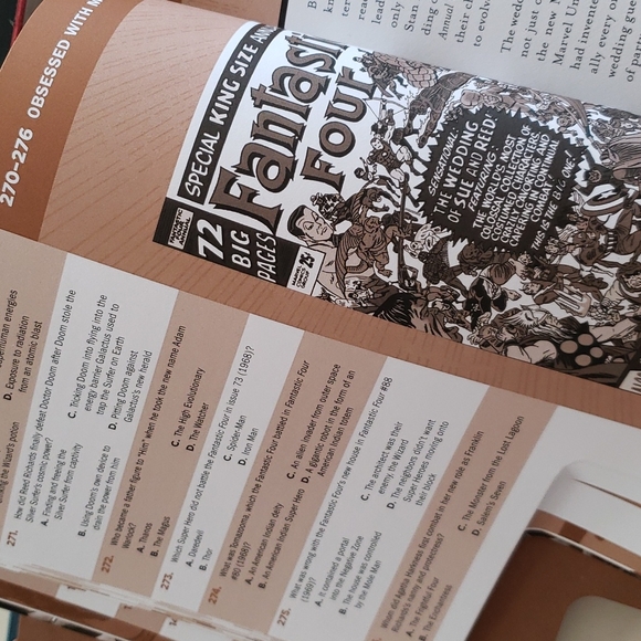 x3 Marvel Books Obsessed with Marvel 2500 Questions Batman Superman Book - Picture 7 of 12